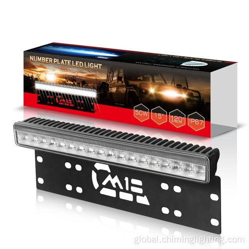 Single Row LED Light Bar 15" 70W work light number plate light bar Factory